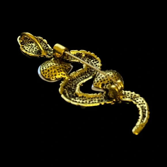 ✨Gorgeous Rhinestone Snake Brooch - Picture 2 of 3